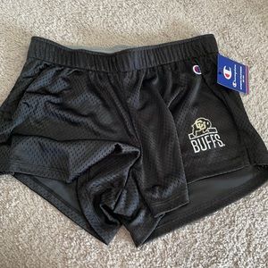 CU Boulder Buffs logo shorts